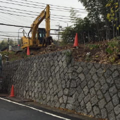 石垣・間知石の土留め